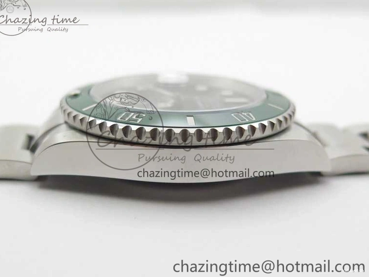 A3235 41mm LV on Submariner Black Bracelet Kermit EWF SS Dial 126610 0101